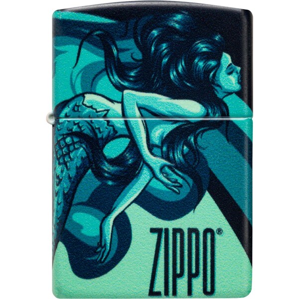 Zippo 2024 Zippo Mermaid Design, 540 Matte Wrap, ZIP-48605 - main